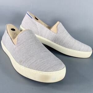 ROTHY'S Size 13 Grey Wool Blend Slip On Sneakers